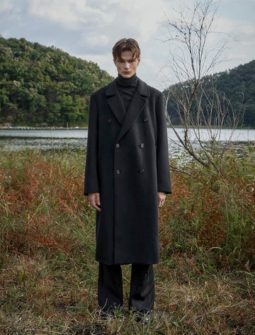 Oversized Wool Double Long Coat